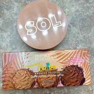 Colourpop cream and physicians formula powder bronzer,medium to deep shades